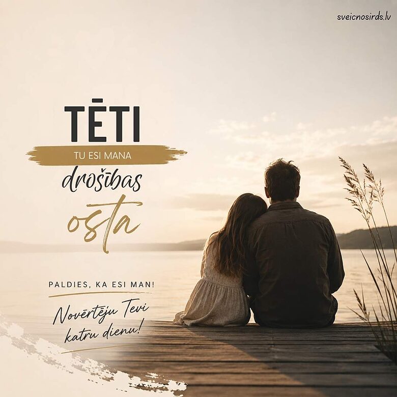 mīļajam tētim, kartiņa