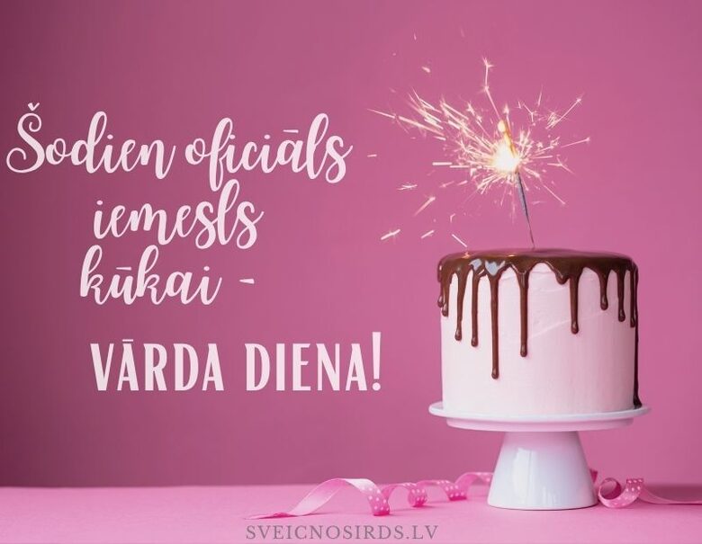 Smieglīgs vārda dienas apsveikums