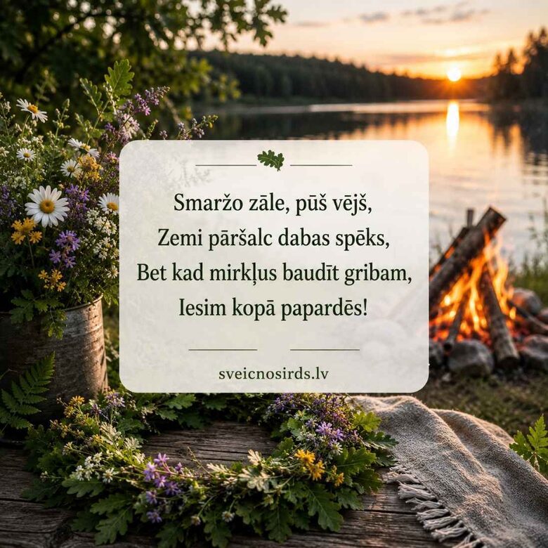 Apsveikumi jāņu dienā
