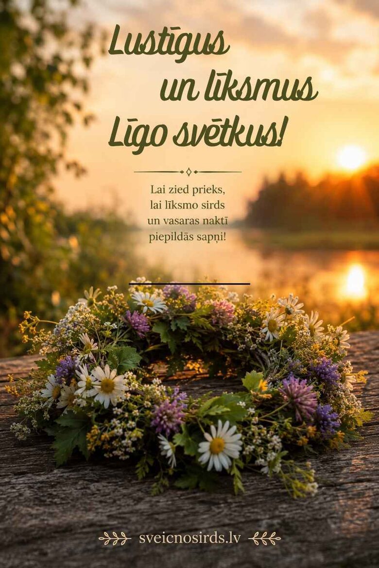 līgo svētkos līgo apsveikumi