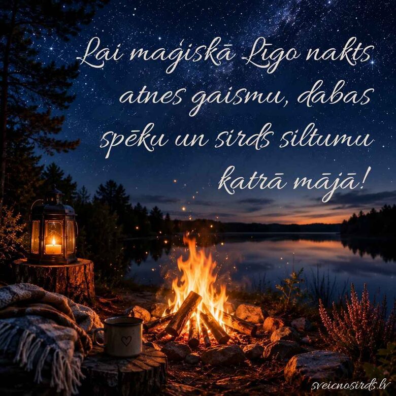 Līgo nakts magija, apsveikumi, bildes