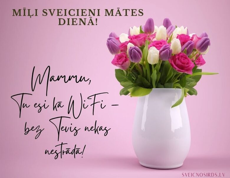 apsveikums māmiņdienā