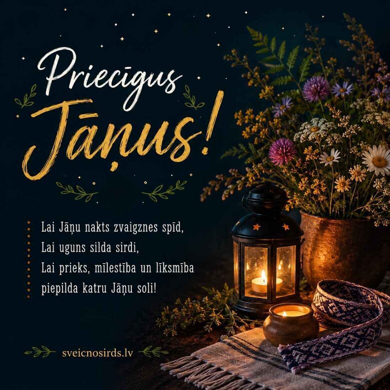Jāņu un Līgo apsveikumi - attēli