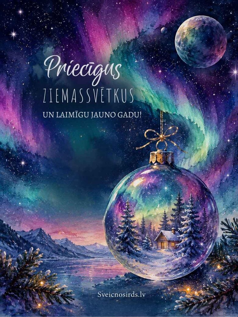 mīlestības pilnus Ziemassvētkus kartiņa
