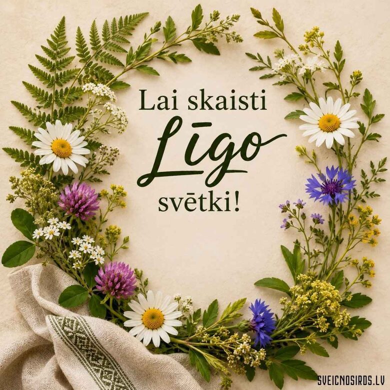 Populārākie Jāņu apsveikumi