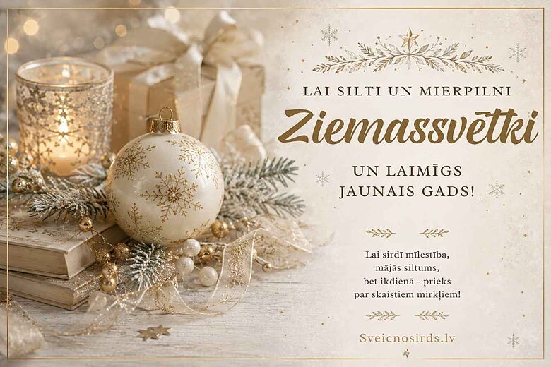 Jauks novēlējums Ziemassvētkos
