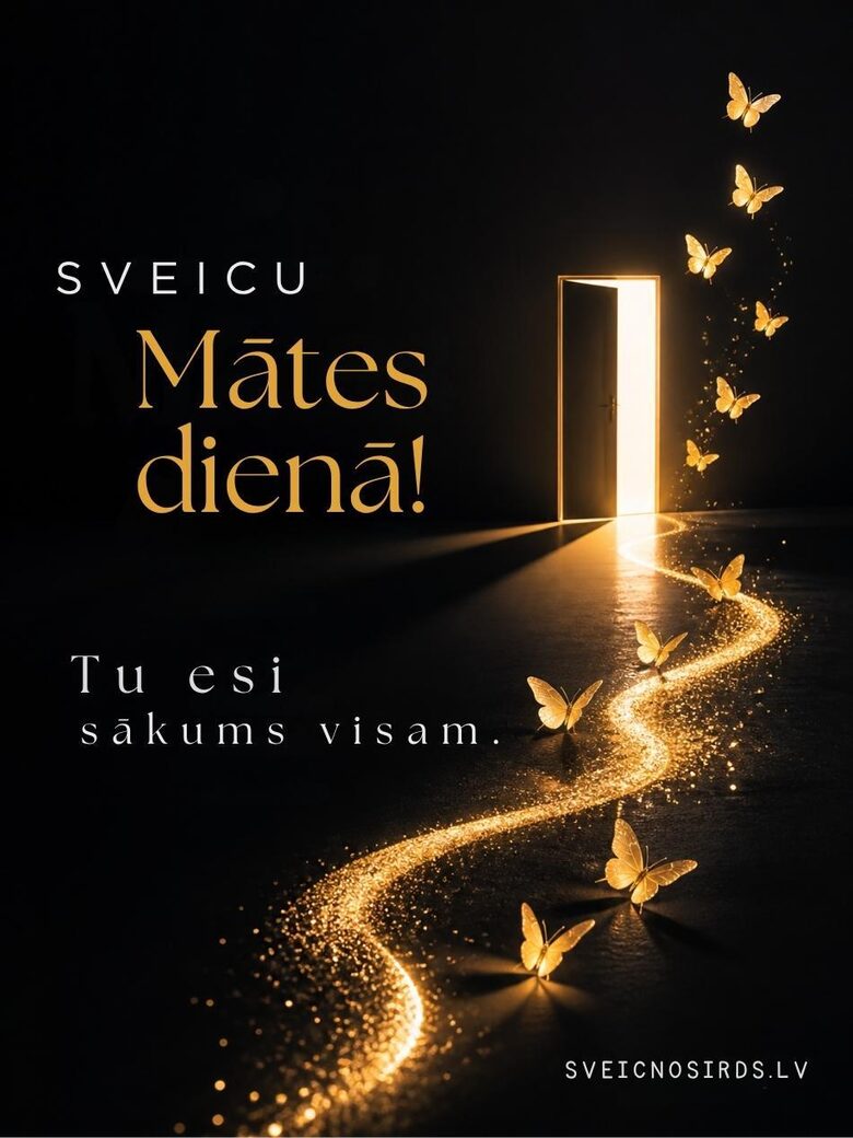 Mīļas apsveikuma kartiņas māmiņas dienā