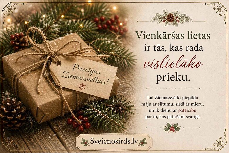 Jaunā gada apsveikuma kartiņa