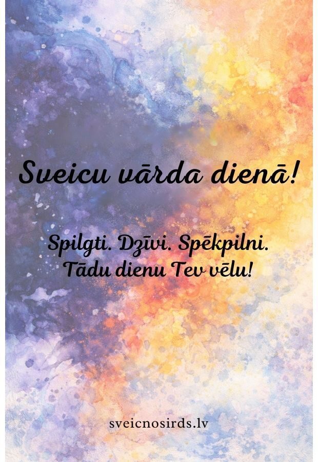 sveicu vārda dienā