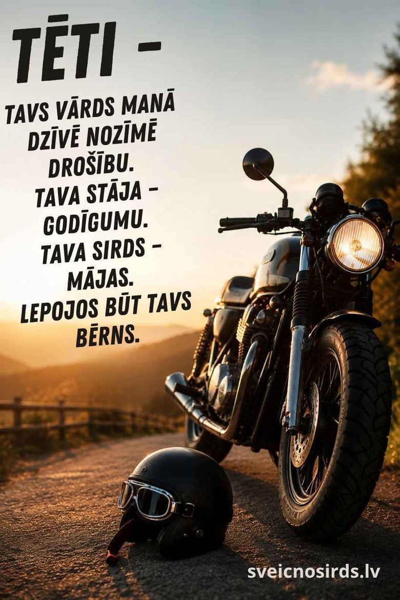 Mīļš apsveikums tēva dienā