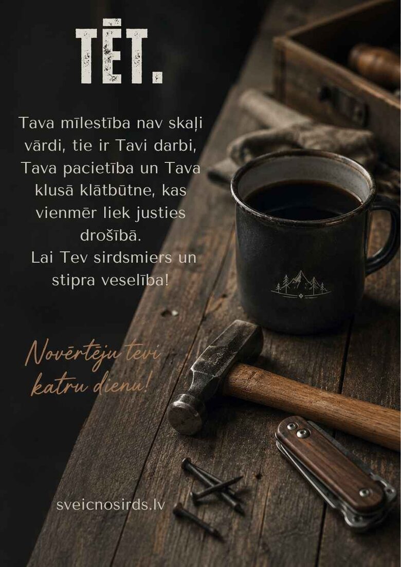 jauks apsveikums tēva dienā