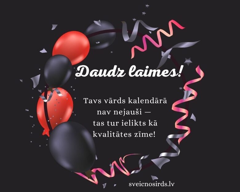 jauks apsveikums vīrietim vārda dienā