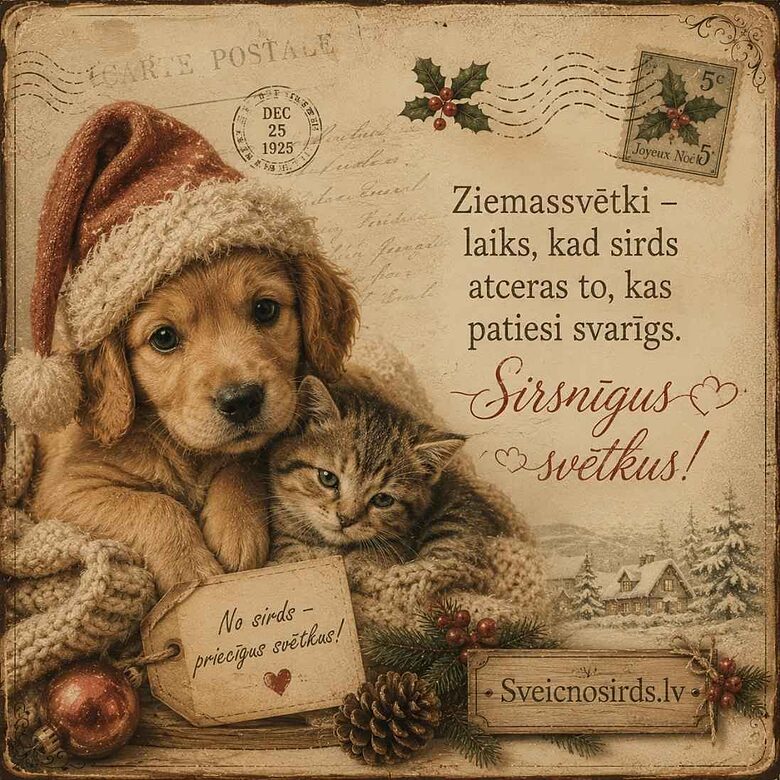 Mīļš apsveikums Ziemassvētkos