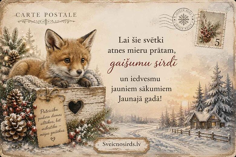 ziemassvētki un jaunais gads apsveikumi