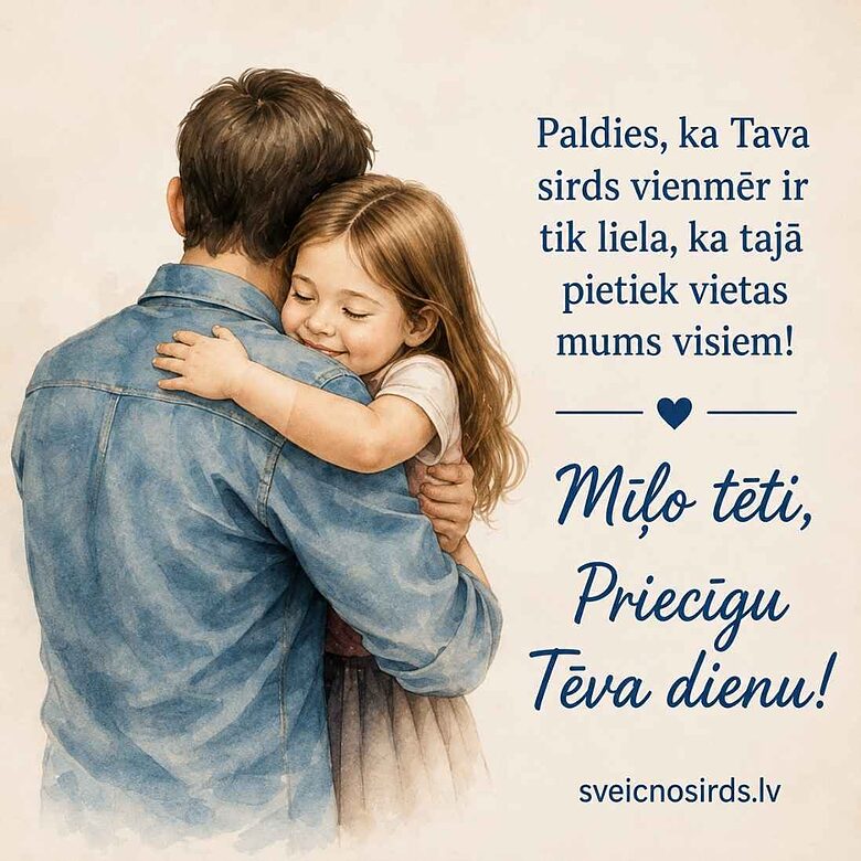 apsveikumi tētim ,tēva dienā, mīļš