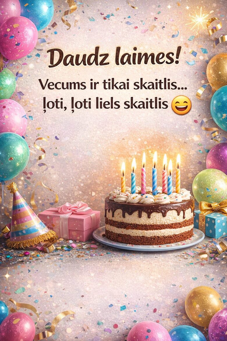 smieklīgs apsveikums