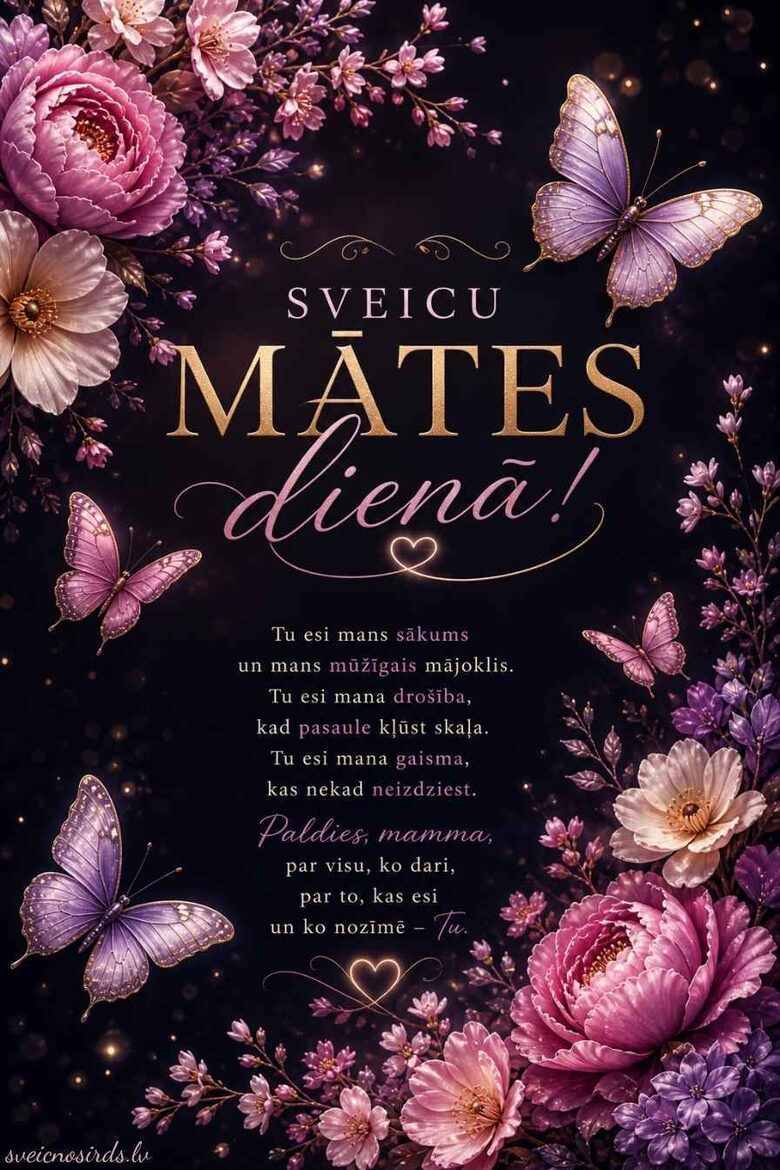 sveicieni mātes dienā