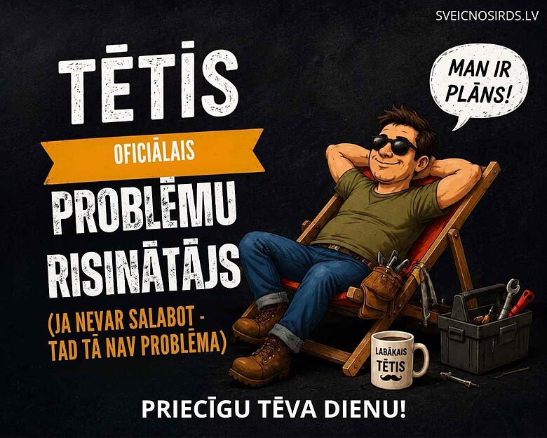 jautrs apsveikums tētim