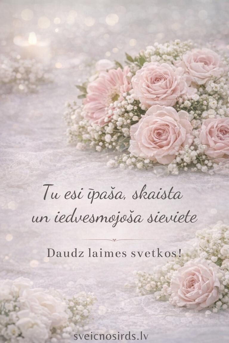 īsi, skaisti dzimšanas dienas apsveikumi sievietei