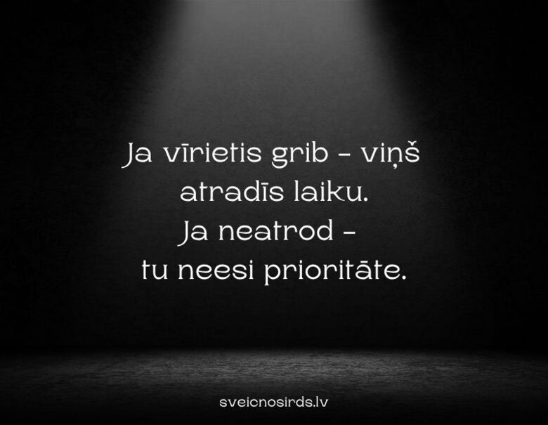ja vīrietis grib
