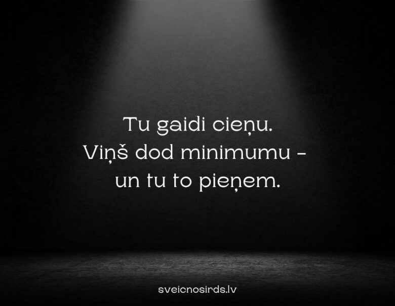 Gaidi cieņu