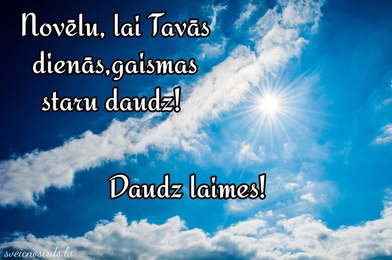 novēlējums vārda dienā